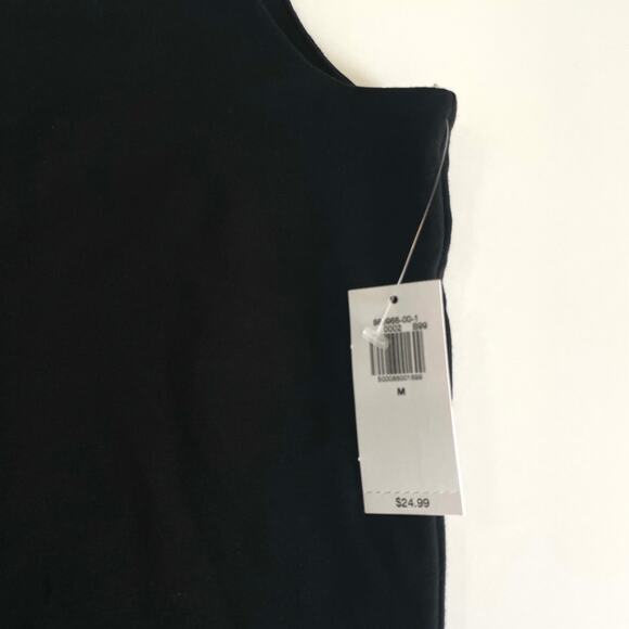 Old Navy Black Square Neck Women's Body Suit Medium NWT Cotton/Poly - Picture 10 of 12